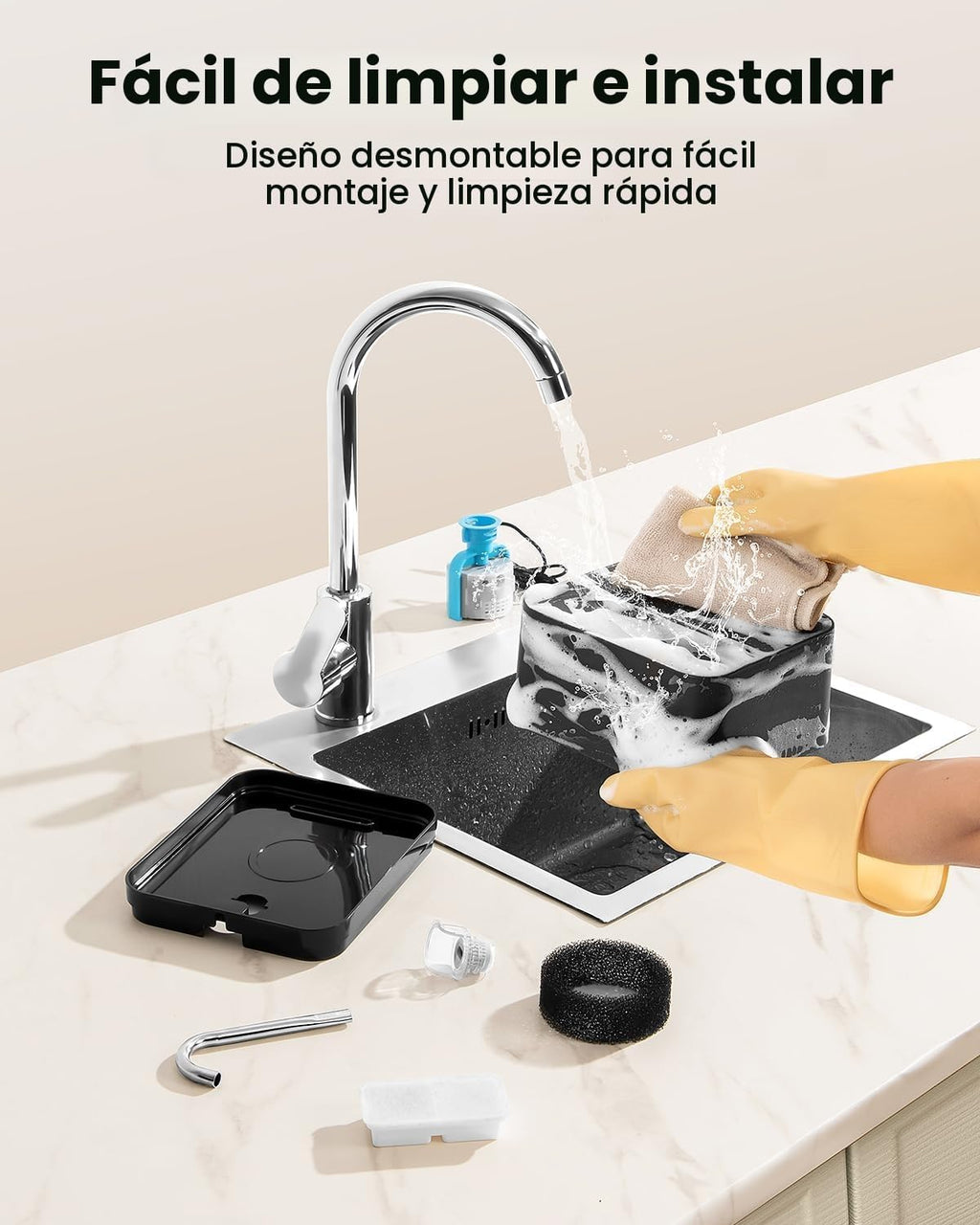 Fuente Para Gatos, 2,2L Bebedero Gatos, Súper Silenciosa, Fácil De Limpiar, Fuente De Agua Para Perros Con LED Y Filtro De Carbón Activado, Dos Patrones De Flujo De Agua