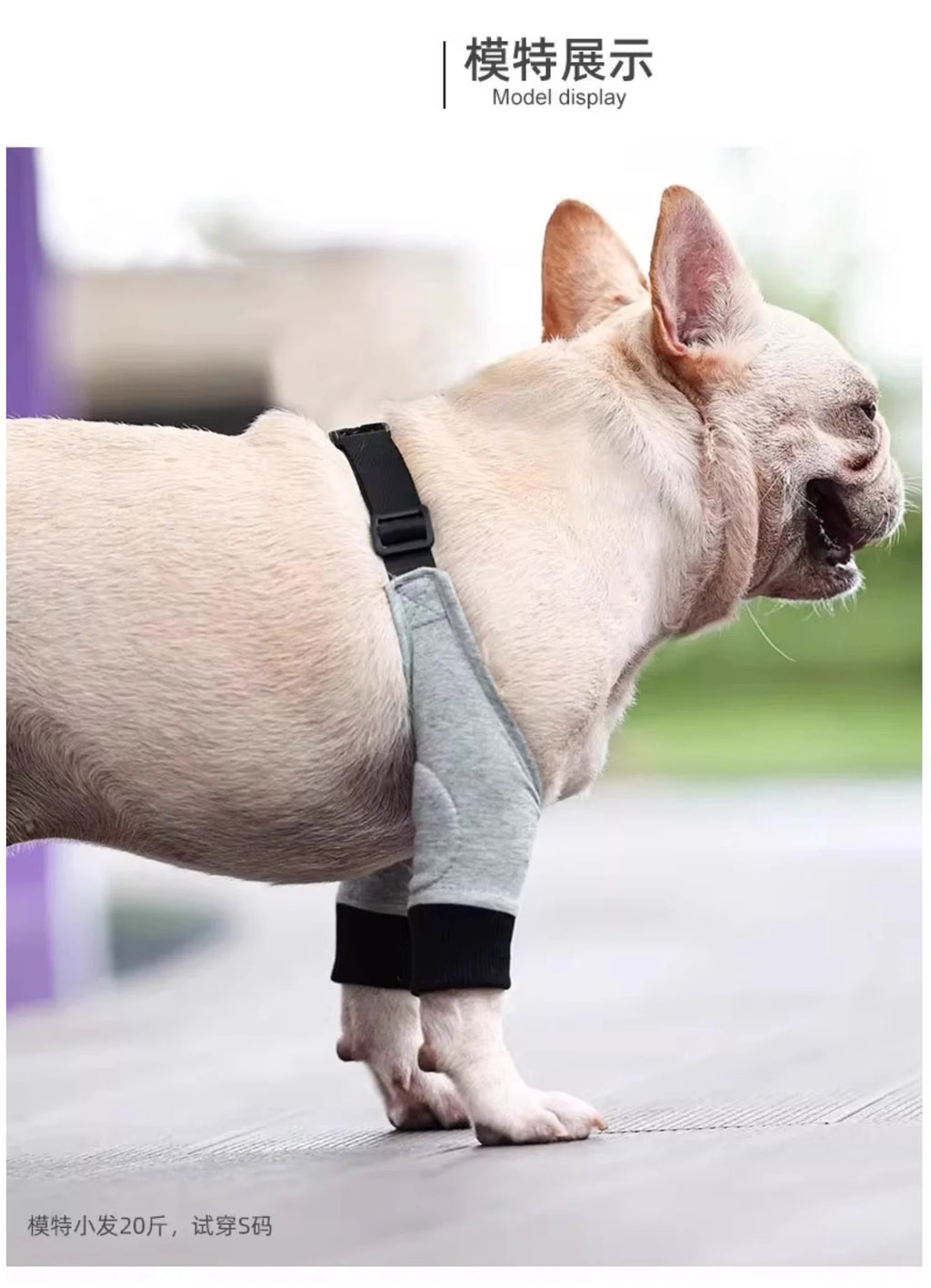 Dog Front Leg Brace - Dual Compression Sleeves for Arthritis, Injury & Scratch Protection