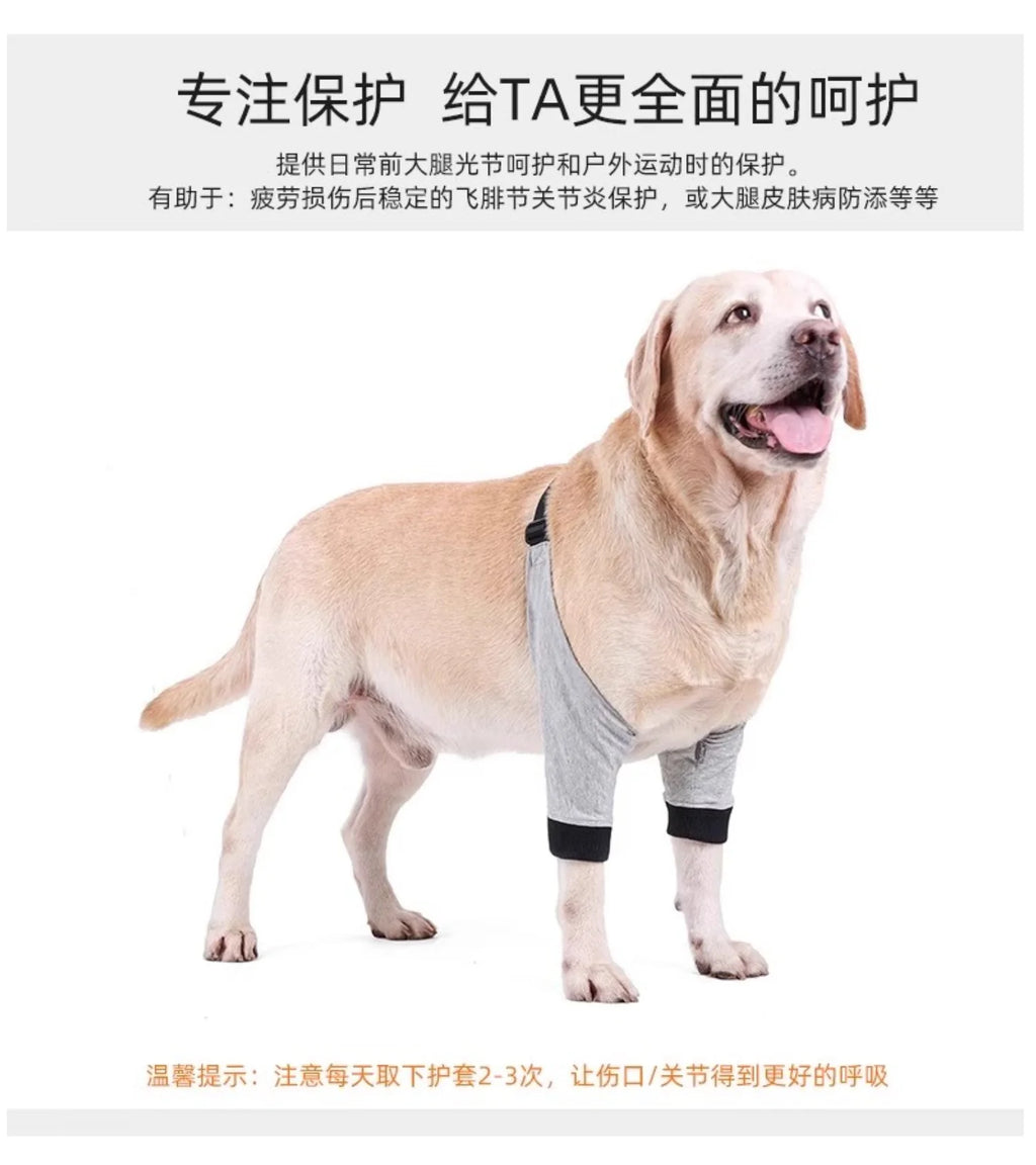 Dog Front Leg Brace - Dual Compression Sleeves for Arthritis, Injury & Scratch Protection