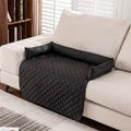 Waterproof Pet Dog Bed Blanket Mat Dog Sofa Couch Slipcover Pet Pad with Neck Pillow Washable Cat Calming Nest for Travel Home