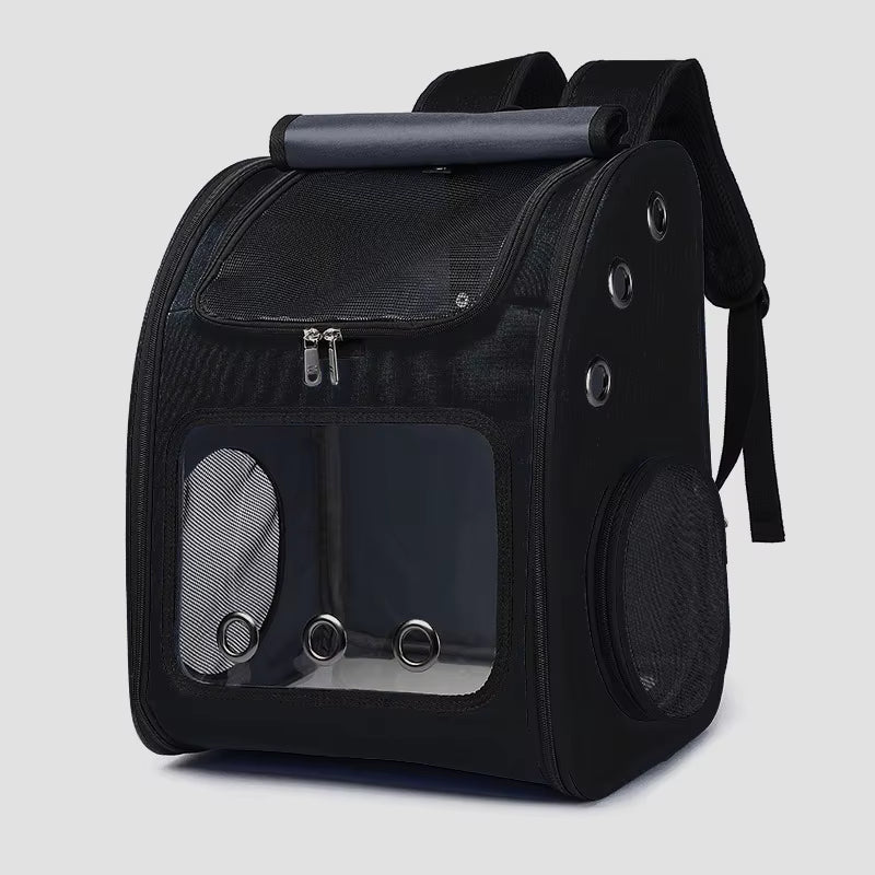 Pet Backpack Cat Bag Carry Breathable Foldable Pet Oxford Dog Carrying Supplies Big Space Breathable Heat Dissipation